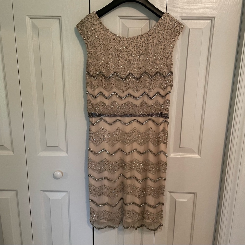 Adrianna Papell beaded dress